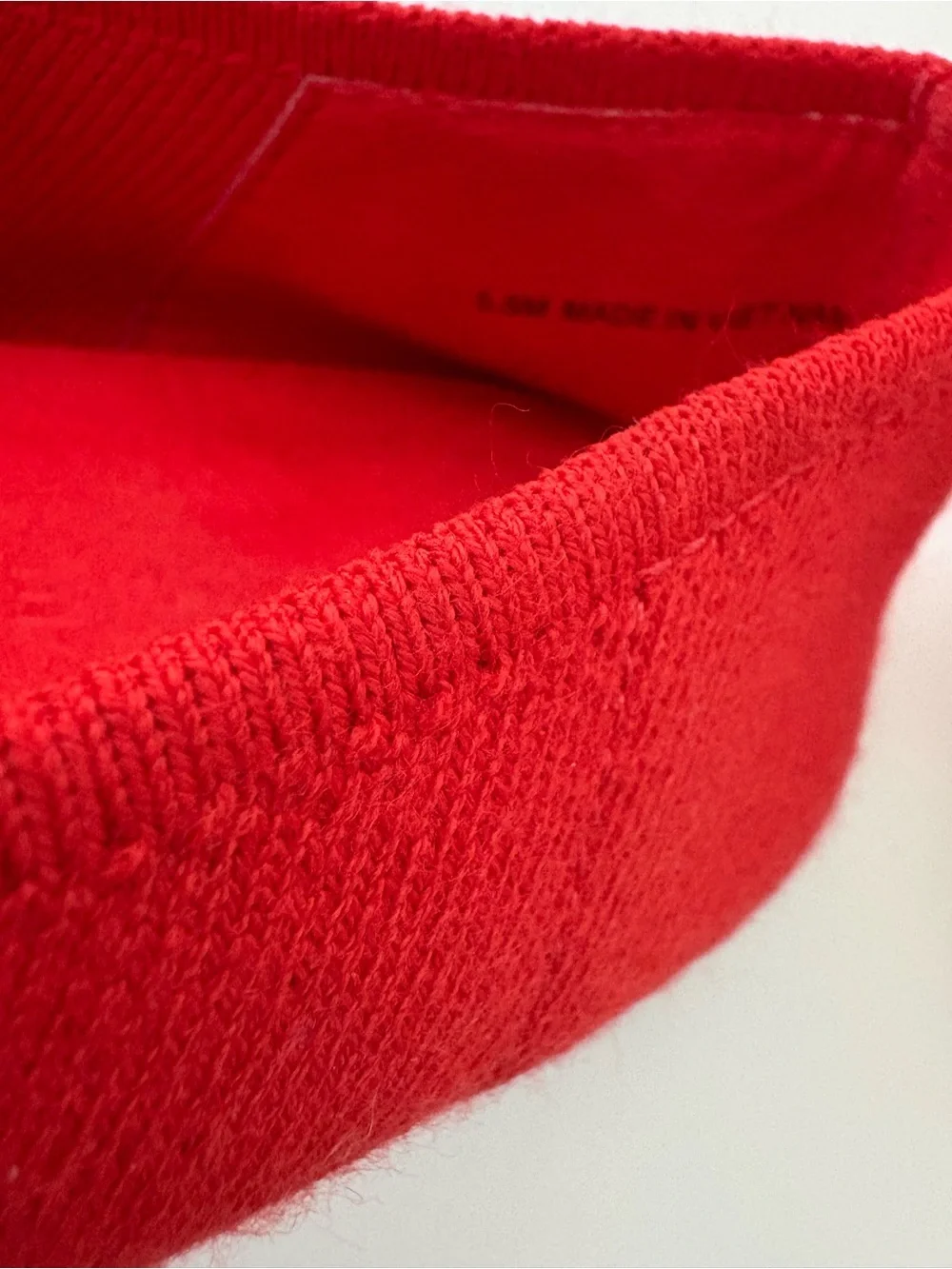 Everlane The Day Ballet Flats Red Knit Slip On Shoes Women’s Size 5.5 - Picture 3 of 6